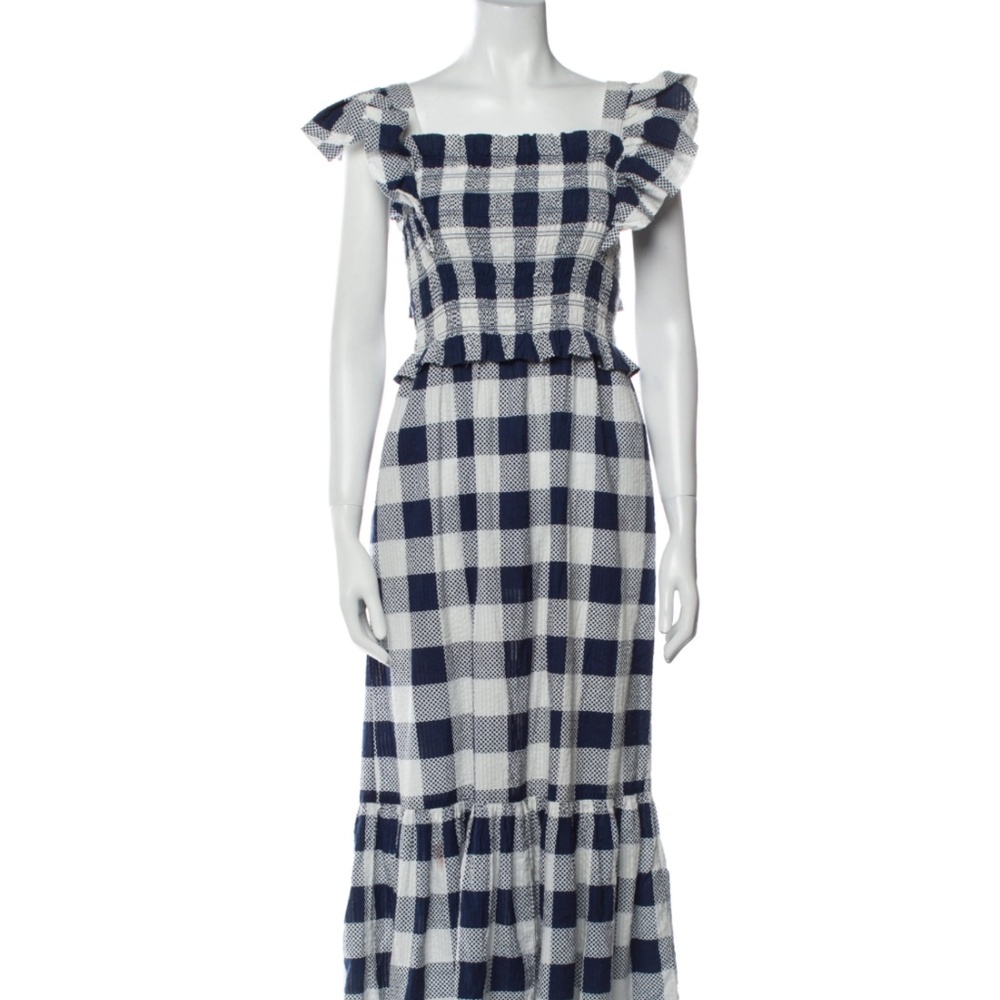 Sea New York navy open back dress
